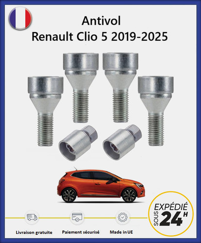 Ecrous antivol roues - ecrous,
