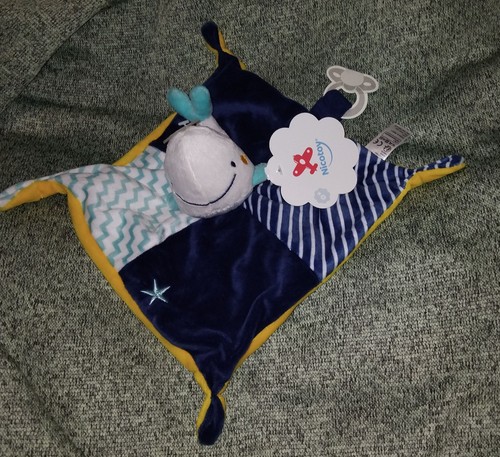 Doudou nicotoy baleine - baleine, neuf