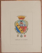 Cappellini Livorno Toscane Histoire Des Familles Illustres 1872 Nobles Noblesse