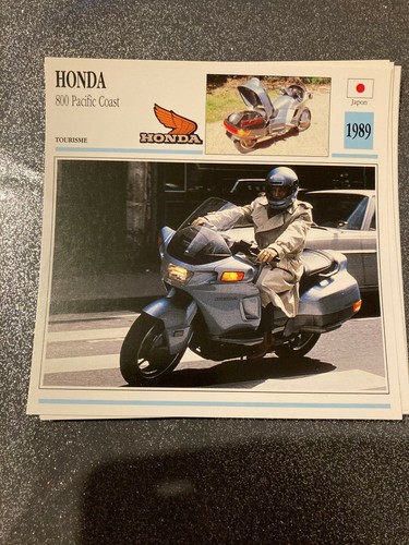 Carte fiche moto collection - fiche,