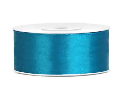 Ruban satin bleu - , 25