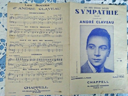 Partition ancienne 1937 - partition,