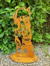 Acier inoxydable chien de