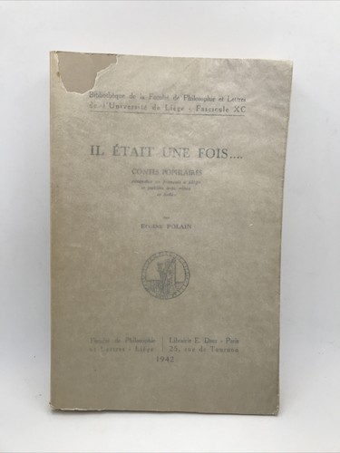 Contes populaires entendus - contes, à