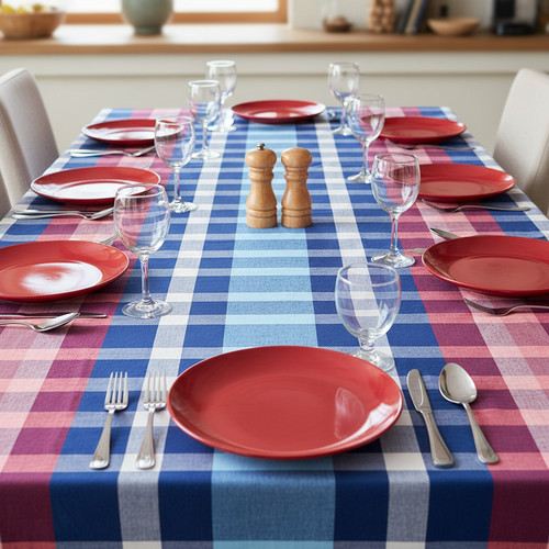 Nappe rectangulaire coton - nappe,