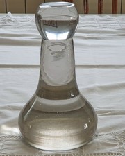 PILON EN VERRE ANCIEN pour broyage de pigment ,poudre ....