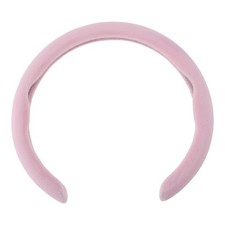 Housse De Volant En Peluche Protecteur De Volant ABS 38cm / 14.96" Rose 1 Pc