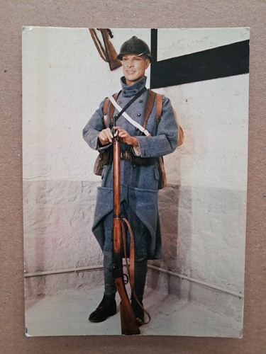 Carte postale soldat français - carte,