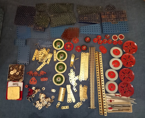 Lot meccano roues écrous - lot, &