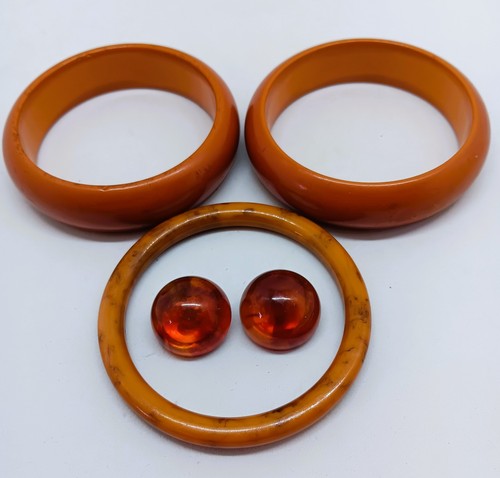Anciens bracelets bakélite - en,