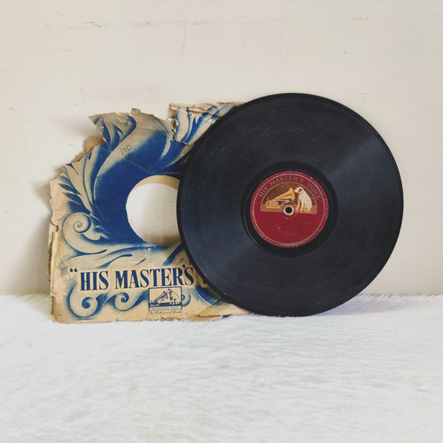 Disque gramophone ancien hmv - gramophone,