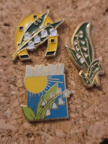 Lot pin muguet - pin's, fer