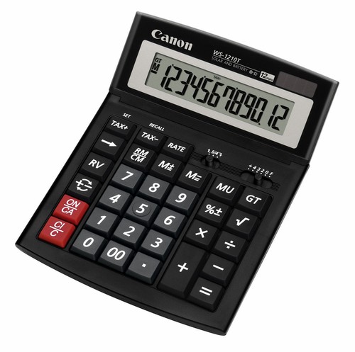 Calculatrice canon 1210t - canon, ws-1210t