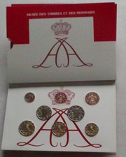 MONACO   Coffret BU 1ct à 2 € année 2025 + Allemagne  6 pièces