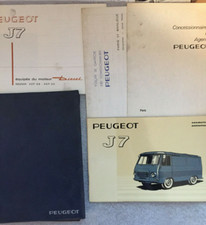 lot guide manuel utilisation entretien PEUGEOT J7 diesel indénor notice 1971