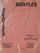 Bas nylon vintage BEATLES Sz 10 Micromesh stockings Off white new / sealed / neu