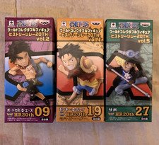 Figurines One Piece WCF World Collectable Figure History Relay Sabo Ace Luffy