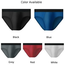 Slip homme noir blanc rouge