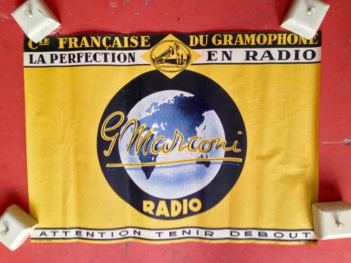 Affiche ancienne radio pathe - radio,