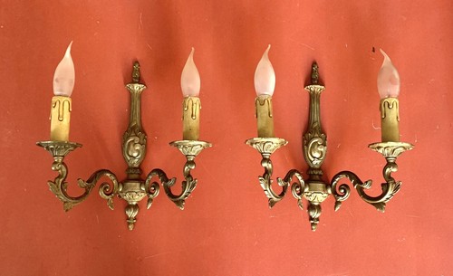 Paire appliques bronze - paire,