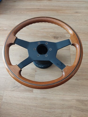 Ancien volant bois raid - volant, bois,