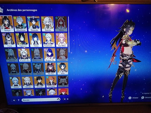 Compte genshin impact - eu , 20