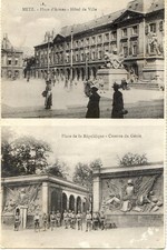 Metz - Place d'armes - Hôtel de Ville - Place de la République - Caserne génie