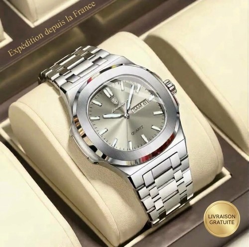 Montre homme luxe acier - luxe,