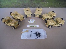 VEREM JFD JEEP SAS COULEUR SABLE  LOT (6) MODELES EDITION LIMITES NEUFS.