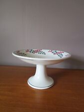 COMPOTIER / COUPE A FRUITS CERANORD ST AMAND DECOR HOUX FEUILLES