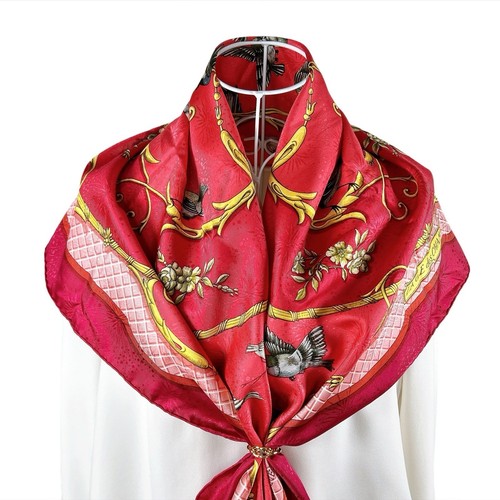Foulard vintage soie hermes - foulard, en
