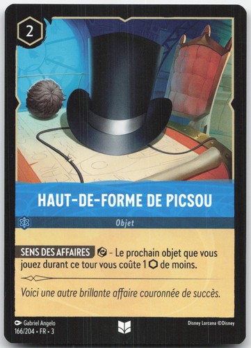 Carte lorcana haut forme - carte, de
