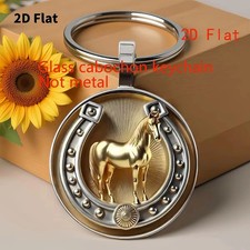 Porte Clés Cheval 2D Porte-