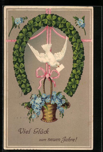Carte postale gaufrée - fer, à