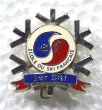 BROCHE ESF SKI 1ER SKI Non