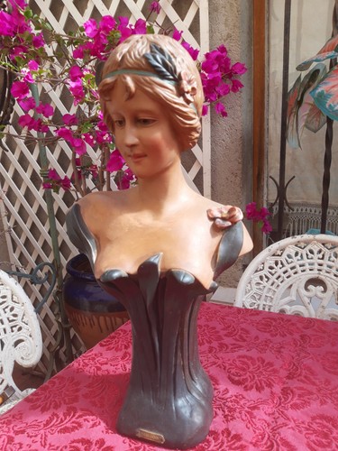 Sculpture buste platre - buste,