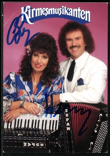Carte postale musiciens