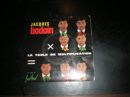Bodoin jacques 45t table - jacques,