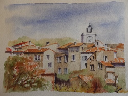 Aquarelle originale signée