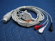 3 Câble Ekg Ecg Avec Arrêt