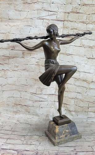 Figurine danseuse nue en - de,