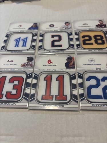 2022 topps jersey number - topps,