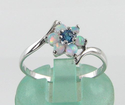 Bague art déco blanc - bague,
