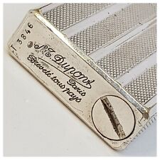 Briquet essence DUPONT Paris Breveté tous pays Petrol Lighter-Feuerzeug-n°T3846