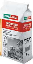 Mortier Réfractaire Résistant Aux Fortes Températures, 5Kg