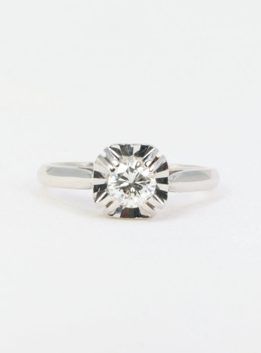 Bague solitaire art déco - solitaire,