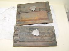 Ancienne Porte De Four Et Trappe À Cendres 2 Pièces, Four Antique