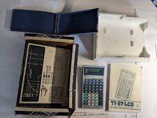 texas ti 57 lcd calculatrice pocket programmable computer