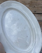 Creil Plat Blanc Vaisselle