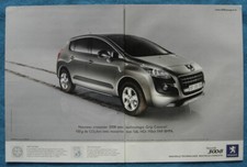 Publicité Papier - Voiture Peugeot 3008 De 2009